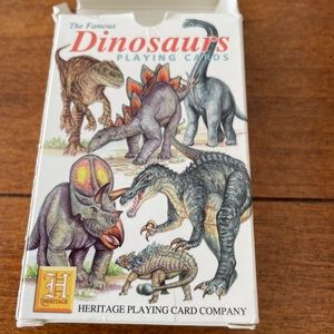 🦕 Dinosaur 🦖 standard set of 52 Playing Cards + Jokers